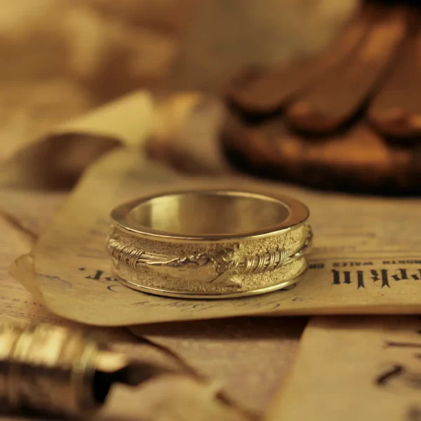 Introducing the exquisite Silveringdom Matching Rings, crafted from light silver to symbolize unity and elegance. These rings feature a delicate arrow motif, representing direction and purpose, making them perfect for couples who share a journey together. The intricate design and fine craftsmanship highlight the beauty of the light silver, giving the rings a timeless appeal. Whether for an engagement, wedding, or special occasion, these matching rings from Silveringdom are a testament to enduring love and commitment. The soft, vintage-inspired presentation enhances their charm, making them a standout piece in any jewelry collection. Embrace the elegance and symbolism of these unique rings, designed to be cherished forever.