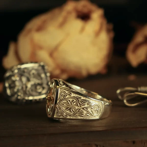 Introducing the exquisite Silveringdom Matching Rings, crafted from light silver and adorned with intricate four-leaf clover designs. These rings symbolize luck and prosperity, making them perfect for couples seeking a meaningful connection. The delicate clover patterns are meticulously engraved, highlighting the fine craftsmanship and attention to detail. The light silver material adds a touch of elegance and sophistication, ensuring these rings stand out in any jewelry collection. Whether you’re celebrating a special occasion or simply cherishing a moment with a loved one, the Silveringdom Matching Rings are a timeless choice that embodies both beauty and sentiment. Embrace the charm and elegance of these unique pieces, designed to bring good fortune and style to your life.