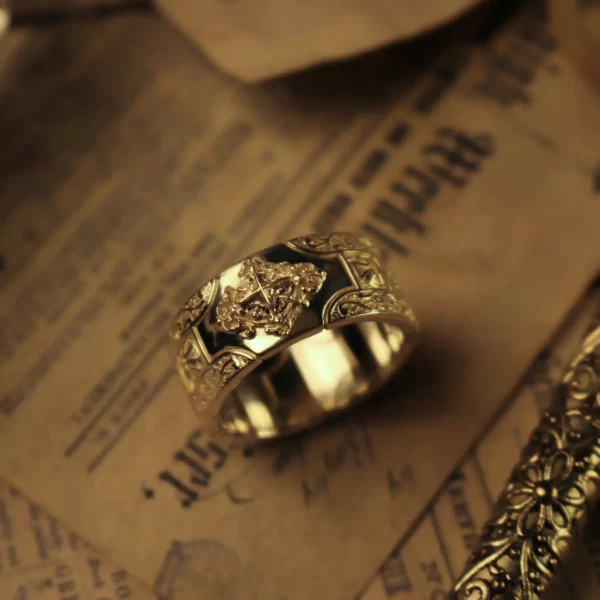 Introducing the exquisite Silveringdom Matching Rings, a perfect symbol of unity and elegance. Crafted in light silver, these rings feature a stunning cross design at their center, adorned with sparkling stones that catch the light beautifully. The intricate detailing and shimmering accents highlight the exceptional craftsmanship of these pieces. The matching rings are designed to complement each other, making them an ideal choice for couples or close friends. Whether worn individually or as a set, these rings from the Silveringdom collection exude timeless charm and sophistication. Perfect for any occasion, they are a testament to enduring style and grace. Embrace the elegance of Silveringdom with these captivating matching rings.